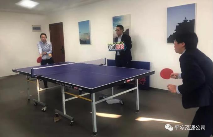 泓源公司“慶五一、迎五四”乒乓球臺(tái)球聯(lián)誼賽圓滿結(jié)束(圖2)